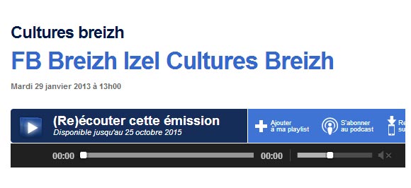 Alain-Gabriel Monot présente Jean-Pierre Riou dans Cultures Breizh