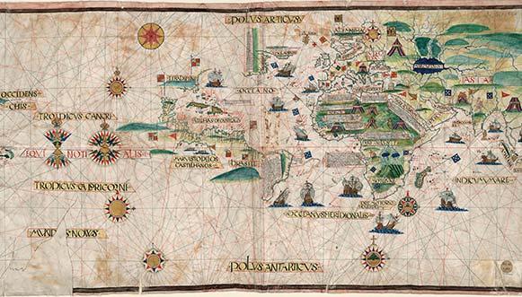 Carte de 1519 - ©Bibliothèque de France