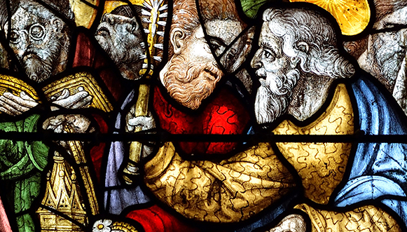 Sur les vitraux Renaissance en Bretagne Les lunettes, le goût du détail et des références savantes