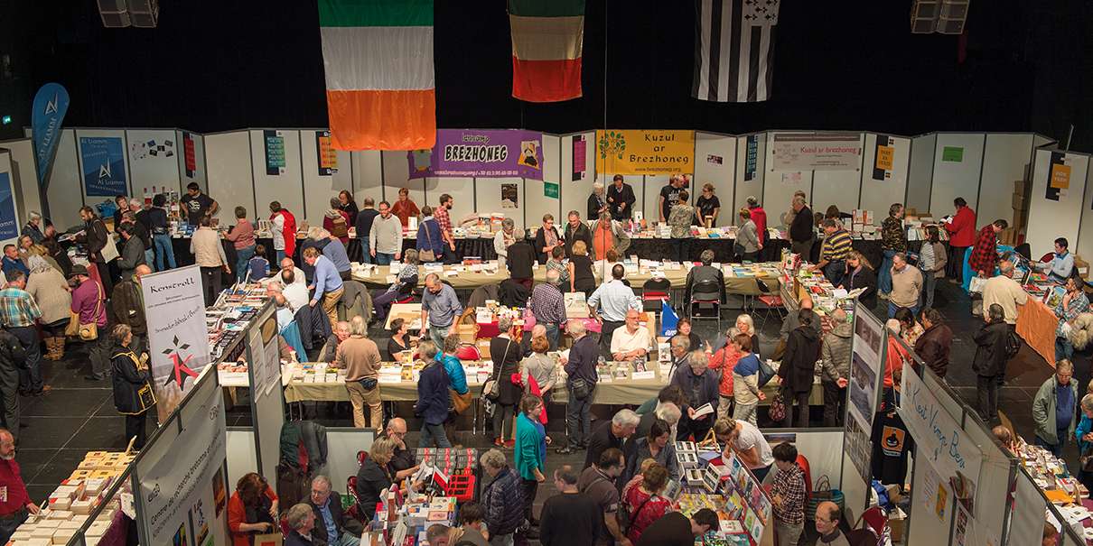 Le salon du livre en Bretagne de Carhaix