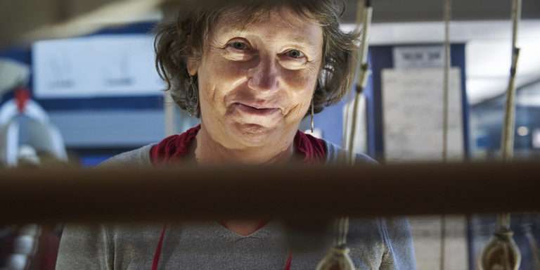 Mathilde Moebs, responsable des collections du musée de la Pêche à Concarneau