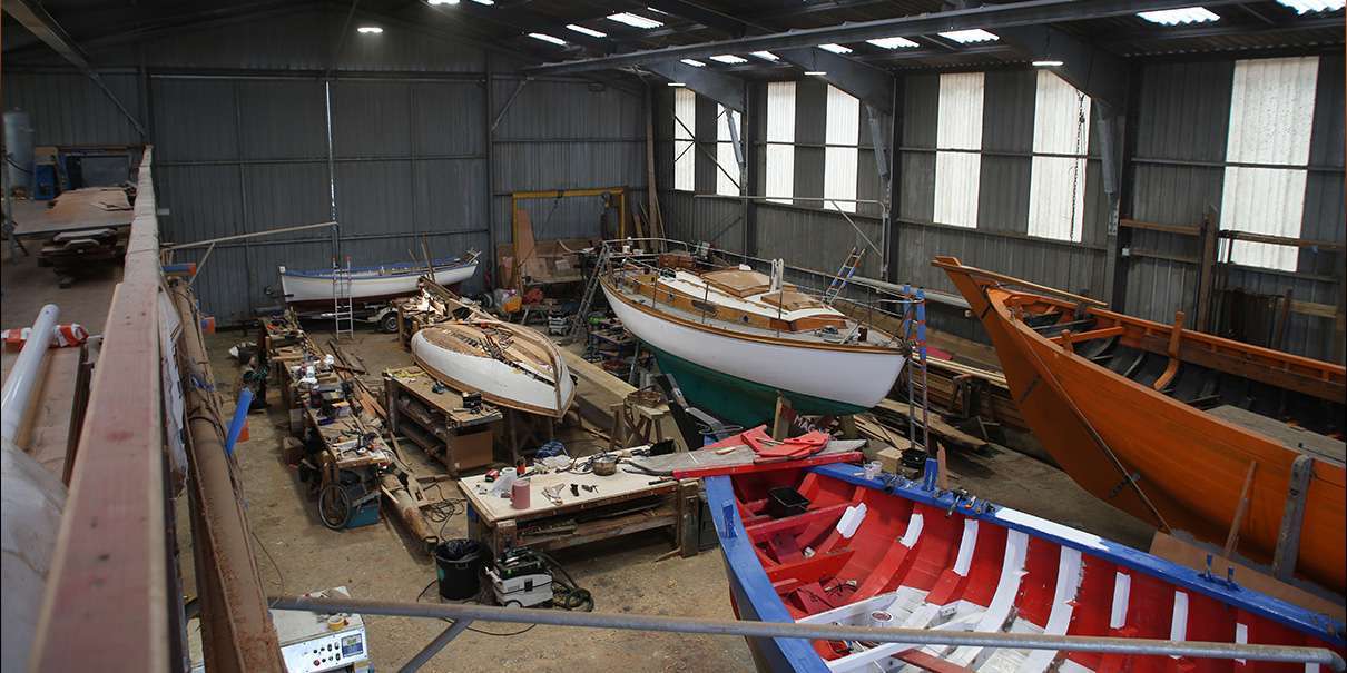 Hangar du chantier naval du Guip